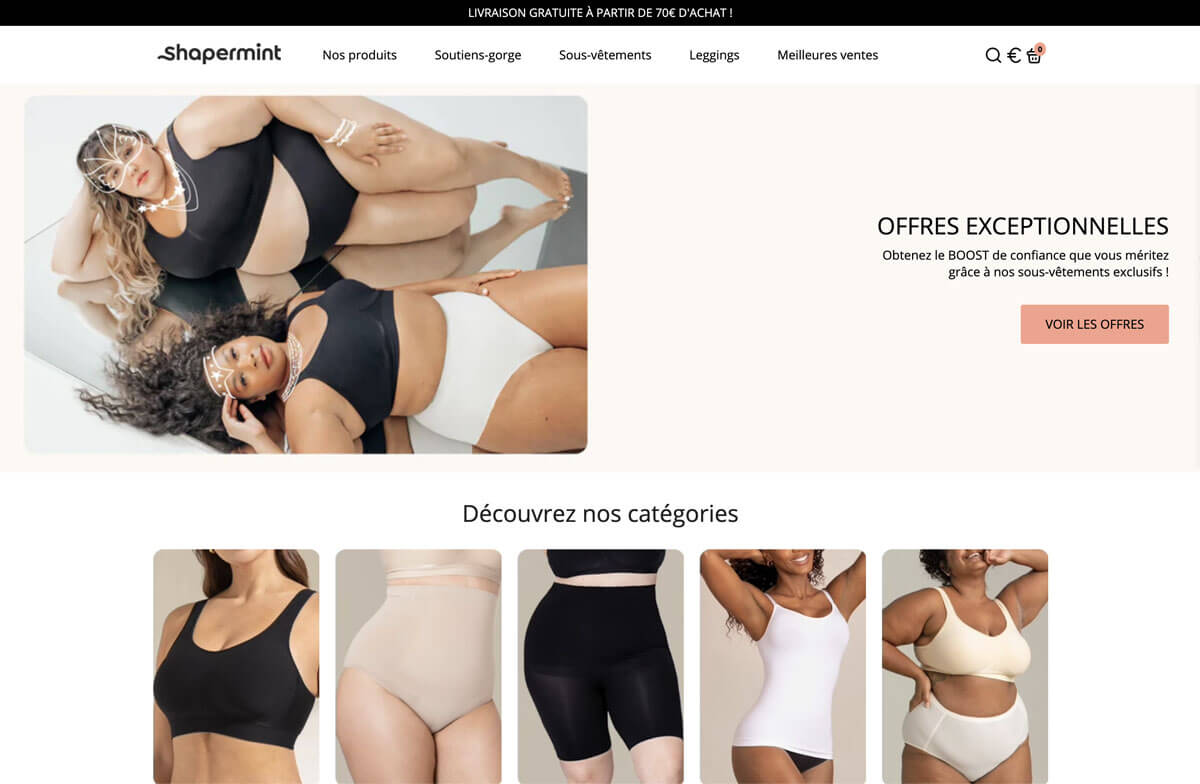 Boutique Sous-vêtements