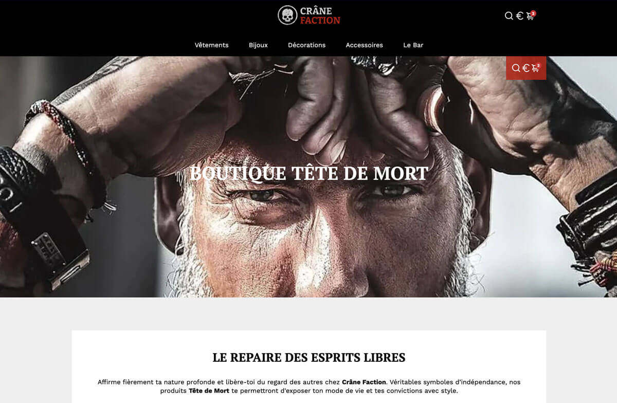 Boutique Tête de mort